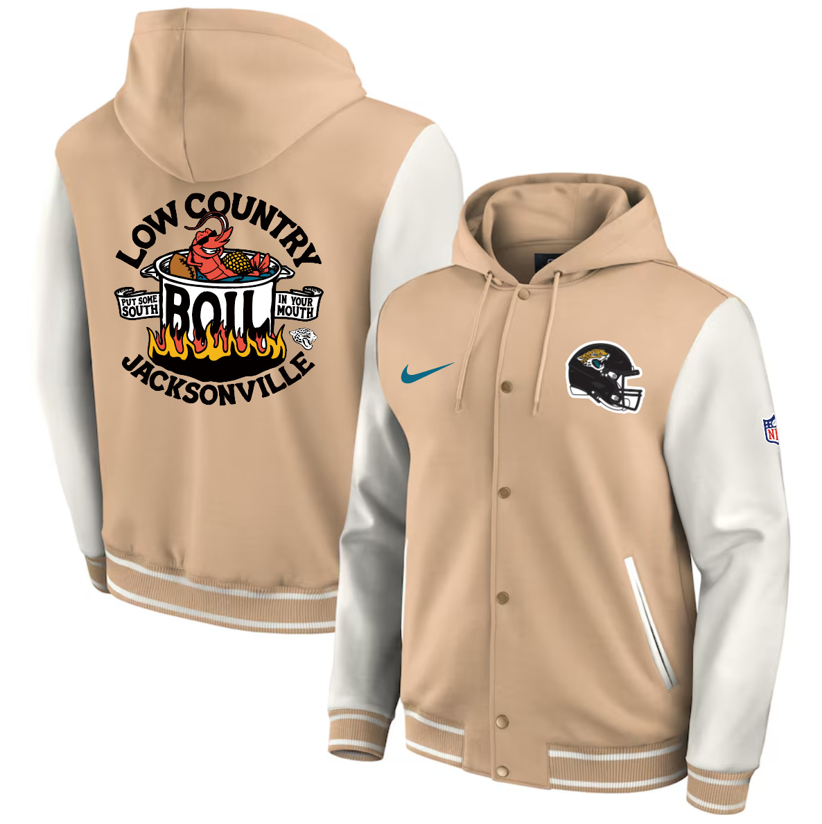 Men 2025 NFL Jacksonville Jaguars jacket syle 3